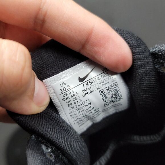 Nike Renew Retaliation TR 2 Shoes Mens Sz 10.5 Black White Athletic Trainers - Picture 10 of 12